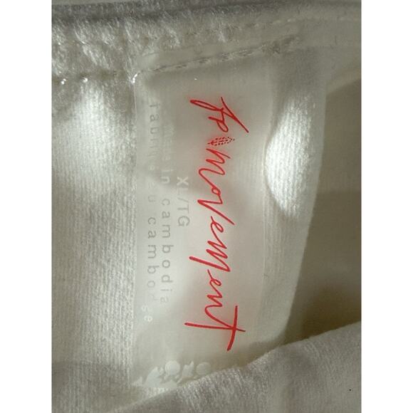 NWT Free People Movement Tennis Dress White Never Better Race Back Power-Mesh XL - Picture 3 of 9